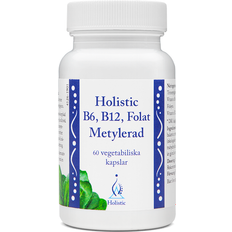 Holistic B-vitaminer Vitaminer & Mineraler Holistic B6 B12 And Folate Methylated 60 st
