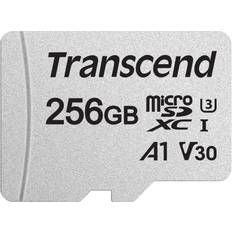 Transcend 256 GB Minneskort Transcend 300S microSDXC Class 10 UHS-I U3 V30 A1 256GB +Adapter