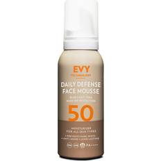 Barn Solskydd & Brun utan sol EVY Daily Defence Face Mousse SPF50 PA++++ 75ml