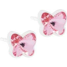 Blomdahl Örhängen Blomdahl Butterfly Earrings - White/Light Rose