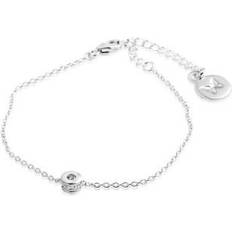 Gynning Jewelry Smycken Gynning Jewelry Älskad Mini Bracelet - Silver/Transparent