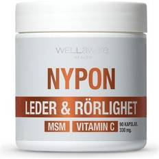 Kapslar - MSM Kosttillskott Bättre hälsa Nypon+Msm+Vitamin C 90 st