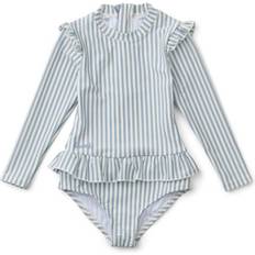 Liewood Sille Swim Jumpsuit - Y/D Stripe Sea Blue/White