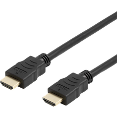 Deltaco HDMI-kablar - Rund - Standard HDMI-Standard HDMI Deltaco Flex HDMI - HDMI 5m