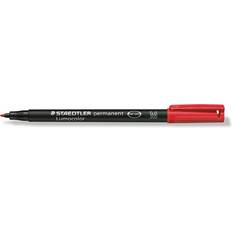 Textilpennor Staedtler Lumocolor Permanent Pen Red 1mm