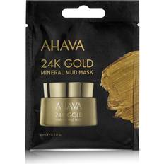 Lermasker - Niacinamide Ansiktsmasker Ahava 24K Gold Mineral Mud Mask 6ml