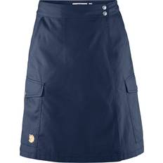 Fjällräven Dam - Korta kjolar Fjällräven Övik Travel Skirt W - Dark Navy