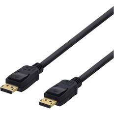 DisplayPort-DisplayPort - DisplayPort-kablar Deltaco DisplayPort-DisplayPort 1.2 2m