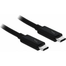 DeLock Svarta - USB C-USB C - USB-kabel Kablar DeLock Thunderbolt 3 USB C-USB C 3.1 Gen 1 2m