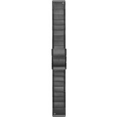 Garmin Klockarmband Garmin QuickFit 22mm DLC Coated Vented Titanium Watch Band