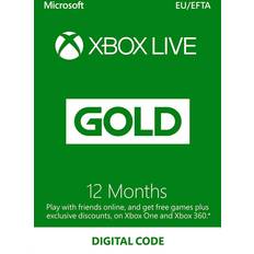 Presentkort Microsoft Xbox Live Gold Card - 12 Months