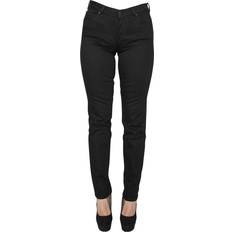 Lee Dam - Skinnjackor - Svarta - W30 Jeans Lee Marion Straight Jeans - Black Rinse