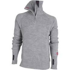 Unisex - XL Överdelar Ulvang Rav Sweater w/zip Unisex - Grey Melange
