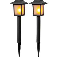 Gula - LED-belysning Golvlampor & Markbelysning Star Trading Flame Mini Pollare 23cm 2st