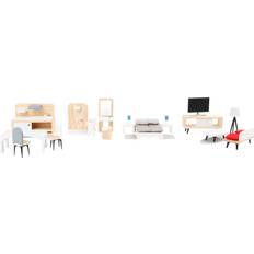 Legler Dockor & Dockhus Legler Doll´s House Furniture Complete Set