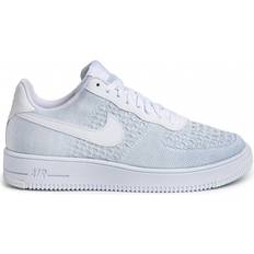 Herr - Nike Air Force 1 Sneakers Nike Air Force 1 Flyknit 2.0 M - White/Pure Platinum