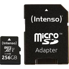 256 GB - SD Minneskort & USB-minnen Intenso Premium microSDXC Class 10 UHS-I U1 256GB