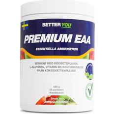 Förbättrar muskelfunktion Aminosyror Better You Premium EAA Strawberry and Kiwi 480g