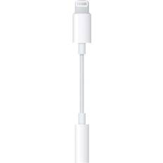 Apple Kabeladaptrar Kablar Apple Lightning - 3.5mm M-F Adapter 0.8m