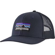 Meshdetaljer Huvudbonader Patagonia P-6 Logo Trucker Hat - Navy Blue