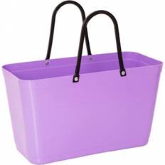 Hinza väska stor Hinza Shopping Bag Large (Green Plastic) - Purple