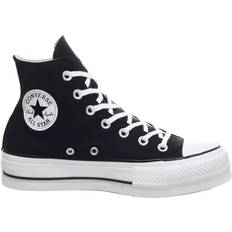 Converse Dam - Gummi Sneakers Converse Chuck Taylor All Star Lift Platform Canvas W - Black/White