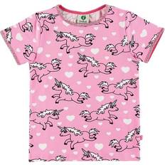 Småfolk T-shirt Unicorn - Sea Pink (02-1014)