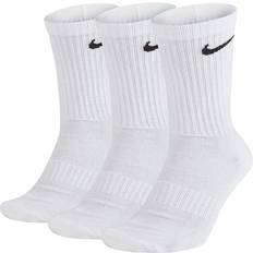 Nike Dam - L Kläder Nike Everyday Cushion Crew 3-pack - White/Black
