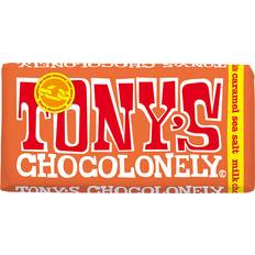 Tony's Chocolonely Konfektyr & Kakor Tony's Chocolonely Milk Caramel Sea Salt 32% 180g 1pack
