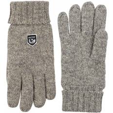 Dam - Ull Handskar & Vantar Hestra Basic Wool Gloves - Grey