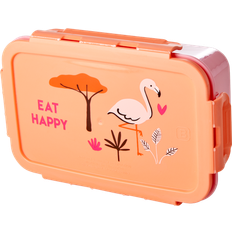 Rice Orange Barn- & Babytillbehör Rice Large Lunchbox Jungle Animals Print