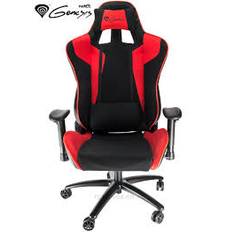 Justerbar sitthöjd - Tyg Gamingstolar Natec Genesis SX77 Gaming Chair - Black/Red