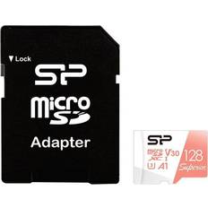 Silicon Power 128 GB Minneskort Silicon Power Superior microSDXC Class 10 UHS-I U3 V30 A1 128GB