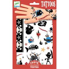Djeco Plastleksaker Klistermärken Djeco Tattoos Pirates