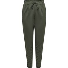 Only Poptrash Trousers - Green/Peat