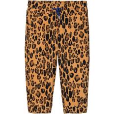 Pojkar Ytterkläder Mini Rodini Leopard Fleece Trousers - Beige (2073010113)