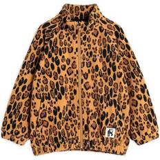 Pojkar Ytterkläder Mini Rodini Leopard Fleece Jacket - Beige (2071010213)