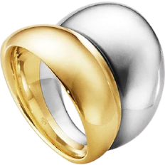 Georg Jensen Guld Ringar Georg Jensen Curve Ring - Gold/Silver