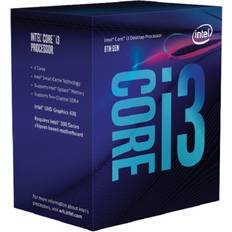 Core i3 - Intel Coffee Lake (2017) Processorer Intel Core i3 8100 3,6GHz Socket 1151-2 Box