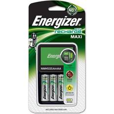 AAA (LR03) - Batterier Batterier & Laddbart Energizer NiMH Battery Charger + AA 2000mAh Battery 4-pack