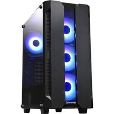 Chieftec Midi Tower (ATX) Datorchassin Chieftec Hunter GS-01B Tempered Glass