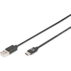 Digitus USB A-USB C - USB-kabel Kablar Digitus USB A-USB C 2.0 4m
