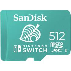 SanDisk 512 GB - U3 Minneskort SanDisk Gaming microSDXC Class 10 UHS-I U3 100/90MB/s 512GB
