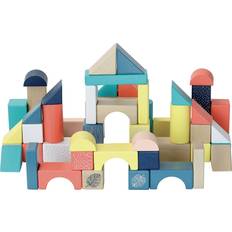 Vilac Byggleksaker Vilac Wooden Blocks 54 Cubes