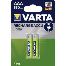 Varta AAA (LR03) - Batterier Batterier & Laddbart Varta AAA Accu Rechargeable Solar 550mAh 2-pack