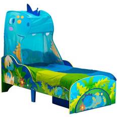 Worlds Apart Dinosaurier Barnrum Worlds Apart Dinosaur Toddler Bed With Storage And Canopy 77x143cm