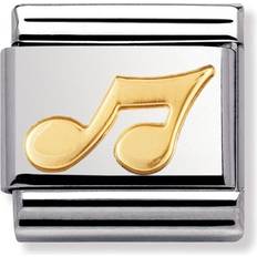 Nomination Composable Classic Link Musical Note Charm - Silver/Gold