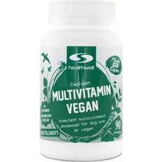 B-vitaminer - Jod Kosttillskott Healthwell Multivitamin Vegan 90 st