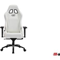 Justerbart ryggstöd Gamingstolar på rea L33T E-Sport Pro Comfort Gaming Chair - White