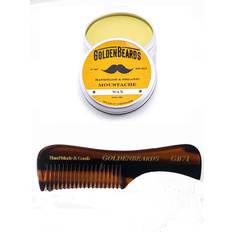 Golden Beards Moustache Wax + GB 71 Comb Kit